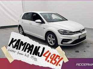 Volkswagen Golf1.5 TSI R-Line Värm Sens 2019, Halvkombi