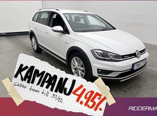 Volkswagen GolfAlltrack TDI 4M Pluspaket P-Värm 2018, Kombi