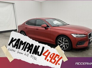 Volvo S60T4 Advanced VOC H K Värmare Skinn Kame 2020, Sedan