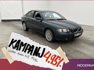 Volvo S60T5 Två-Brukare Skinnklädsel 2001, Sedan