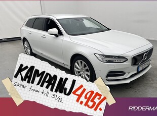 Volvo V90D4 Inscription 360° Skinn Navi BLIS 2017, Kombi