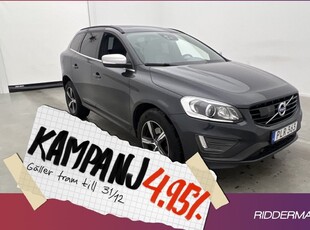 Volvo XC60D4 AWD R-Design Pano VOC Kamer 2017, SUV