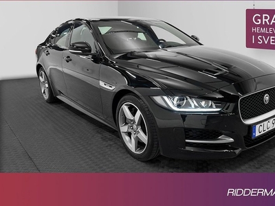 Jaguar XE20t R-Sport Värmare Kamera Navi Välservad 2019, Sedan