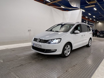 Volkswagen Sharan4M 7sits Premium Värmare Bkam Eldörr 2018, Minibuss