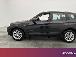 BMW X3xDrive20d D-Värmare Halvskinn Drag 0,54l mil 2015, SUV