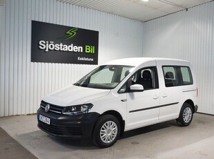 Volkswagen CaddyLife 1.2Vhjul MotorVärmare Lågmil 2018, Minibuss