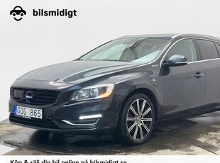 Volvo V60D6 Plug-In AWD Summum Drag GPS Läder Värmare 2014, Kombi