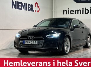 Audi A5Coupé 2.0 quattro Aut S Line Dvärm Mvärm S V-hjul 2017, Sportkupé