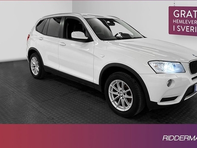 BMW X3xDrive20d Halvskinn Drag P-sensorer 2014, SUV