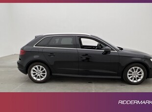 Audi A3 1.6 TDI 110hk P-Sensorer M-Värm Farthållare 9665Mil