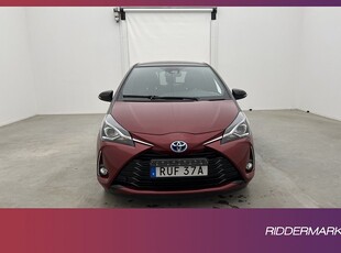 Toyota Yaris Hybrid e-CVT 101hk Panorama Värmare B-Kamera