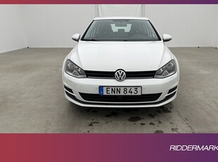 Volkswagen Golf 1.4 TSI 125hk P-sensorer Lågskatt Euro 6