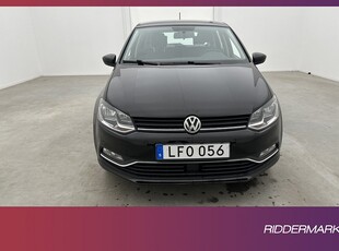 Volkswagen Polo 1.2 TSI 90hk En-brukare Sensorer Välservad