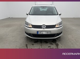 Volkswagen Sharan TDI 140hk Premium 7-sits Pano Värm Drag