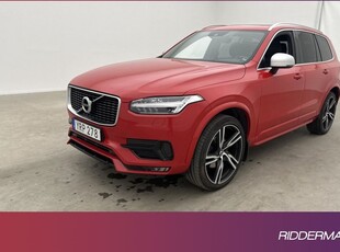 Volvo XC90D5 AWD R-Design 7-sits VOC Pano Kamera BLIS Drag 2018, SUV