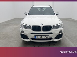 BMW X3 xDrive20d M Sport HiFi Navi Fjärr-värm Kamera Drag