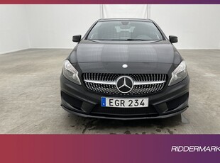 Mercedes-Benz A 180 122hk AMG Sport Halvskinn Välservad