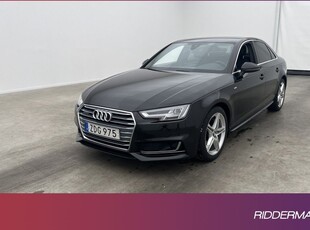 Audi A4Sedan TDI Q S-Line Sensorer Halvskinn Keyless 2018, Sedan