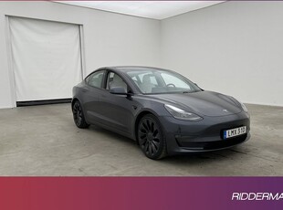 Tesla Model 3Performance AWD AP En-bruk Sv.Såld 2021, Halvkombi