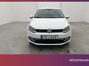 Volkswagen Polo 1.2 TSI 90hk Bluetooth Välservad 0,47l/mil