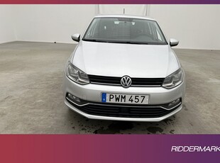 Volkswagen Polo 1.2 TSI 90hk Bluetooth Välservad Låg-skatt