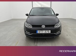 Volkswagen Polo 1.2 TSI 90hk Pluspaket Sensorer Farthållare