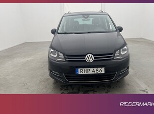 Volkswagen Sharan 4M 184hk Premium 7-Sits Eldörrar Värm Drag