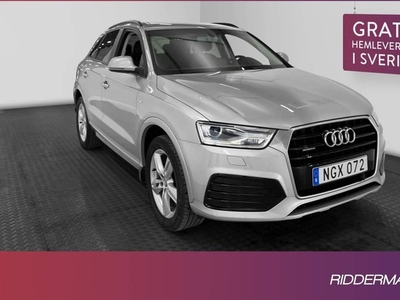 Audi Q3Quattro 2.0 TDI S-line Värmare Drag Välservad 2016, SUV