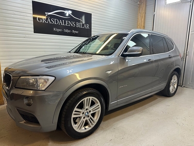 BMW X3 xDrive20d M-SPORT/TAKLUCKA/1ÅRSGARANTI , 184hk, 2014