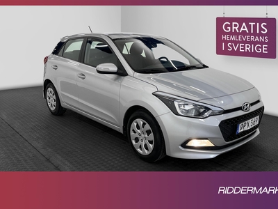 Hyundai i20 5-dörrar 1.2 84hk Comfort Rattvärme Välservad