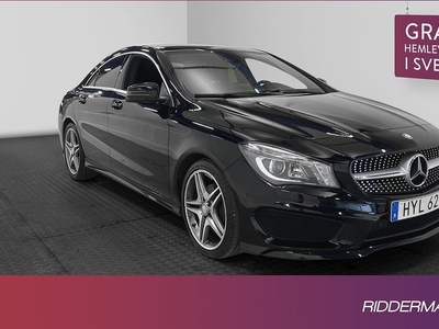 Mercedes CLA200Benz CLA 200 AMG Kamera H K Välservad GPS 0.56L mil 2016, Sportkupé