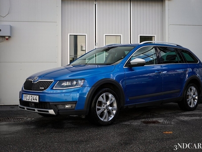 Skoda Octavia Scout 2.0 TDI 4x4 Drag Canton Navi Kamera 150hk, 2016