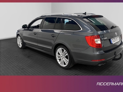 Skoda Superb 2.0 TDI Värmare Drag Skinn Panorama Navigation