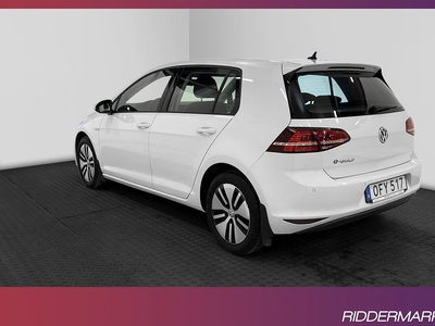 Volkswagen E-Golf 24.2 kWh 115hk PDC CarPlay CCS