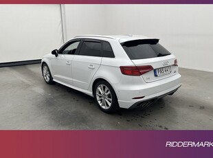 Audi A3 2.0 TDI 150hk S-Line Pano Cockpit B&O Kamera Navi