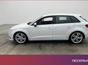 Audi A3Sportback 2.0 TDI S-Line Halvskinn Sensorer 2014, Halvkombi