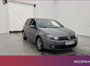 Volkswagen Golf1.6 TDI Skinn Sensorer 2012, Halvkombi