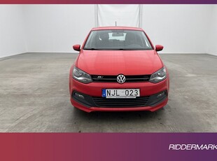 Volkswagen Polo 1.2 TSI 90hk R-Line Sensorer Farthållare