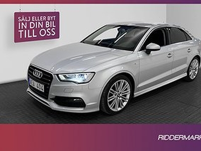 Audi A3 Sedan 2.0 TDI 150hk S-Line Comfort Sensorer