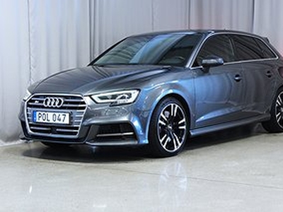 Audi S3 2.0 TFSI 310hk quattro S Tronic, Toppskick, S&V-hjul