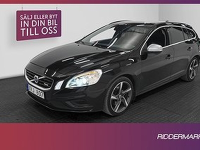 Volvo V60 D5 AWD 215hk R-Design VOC Värm Taklucka Navi Drag