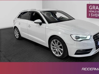 Audi A3Quattro Sportback 2.0 Sensorer Drag Välservad 2014, Halvkombi