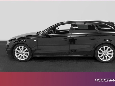 Audi A4Quattro 2.0 TDI S-line Skinn Alcantara Välservad 2014, Kombi