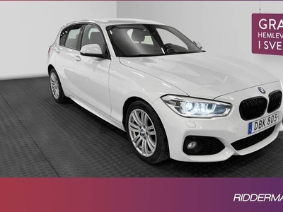 BMW 118d M Sport Lights Rattvärme Sensorer Välservad 2016, Halvkombi