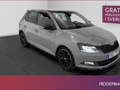 Skoda Fabia1.2 Monte Carlo Panorama Sensorer Välservad 2016, Halvkombi