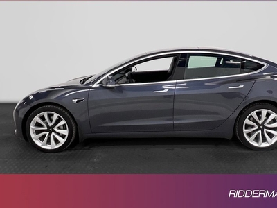 Tesla Model 3Long Range AWD Dragkrok Svensksåld 2019, Halvkombi