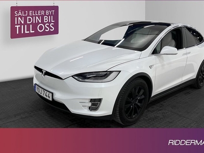 Tesla Model XP90D 7-sits Ludicrous Premium Dragkrok 2016, SUV