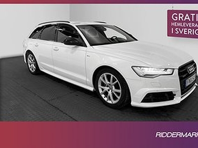 Audi A6 Avant 2.0 TDI Q 190hk S-Line Pano Sensorer Dragkrok