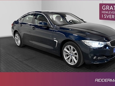 BMW 420i xDrive GC Luxury Line Värmare M-ratt Skinn 2017, Sportkupé