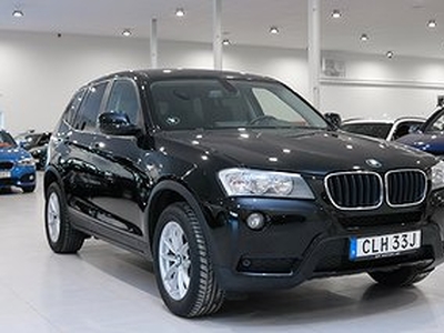 BMW X3 xDrive20d Navi Drag Backkamera Lågmil 184hk